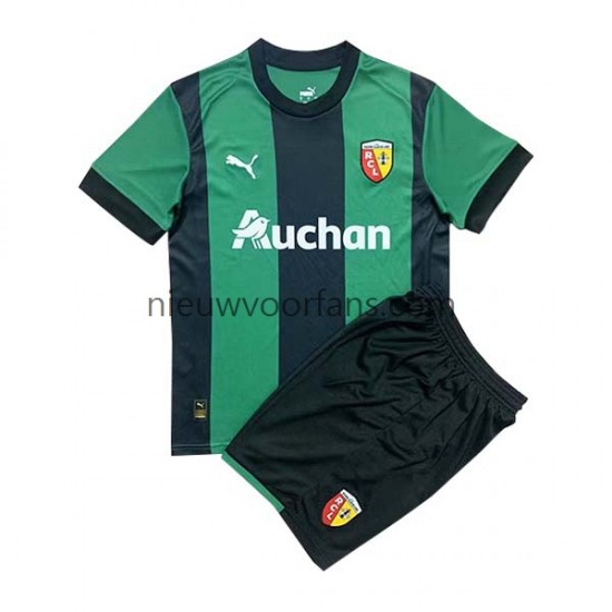 RC Lens Kind Shirt met Bedrukking Uit 2022-2023 Korte Mouw