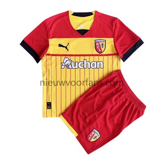 RC Lens Kind Shirt met Bedrukking Thuis 2022-2023 Korte Mouw