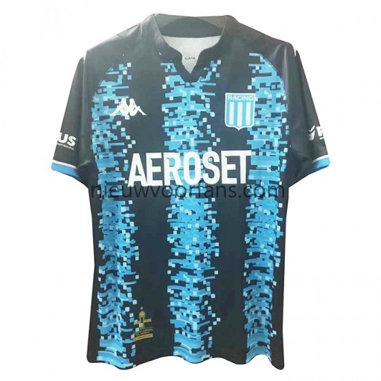Racing Club Heren Shirt met Bedrukking Uit 2022-2023 Korte Mouw