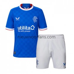 Rangers Kind Shirt met Bedrukking Thuis 2022-2023 Korte Mouw