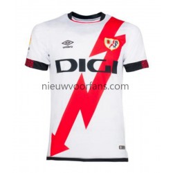 Rayo Vallecano Heren Shirt met Bedrukking Thuis 2021-2022 Korte Mouw