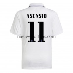 Real Madrid Heren Shirt met Bedrukking Asensio 11 Thuis 2022-2023 Korte Mouw