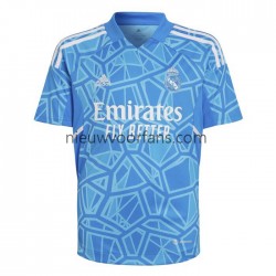 Real Madrid Heren Shirt met Bedrukking Doelman Thuis 2022-2023 Korte Mouw