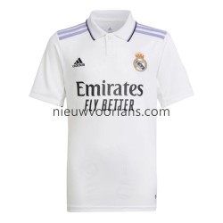 Real Madrid Heren Shirt met Bedrukking Thuis 2022-2023 Korte Mouw