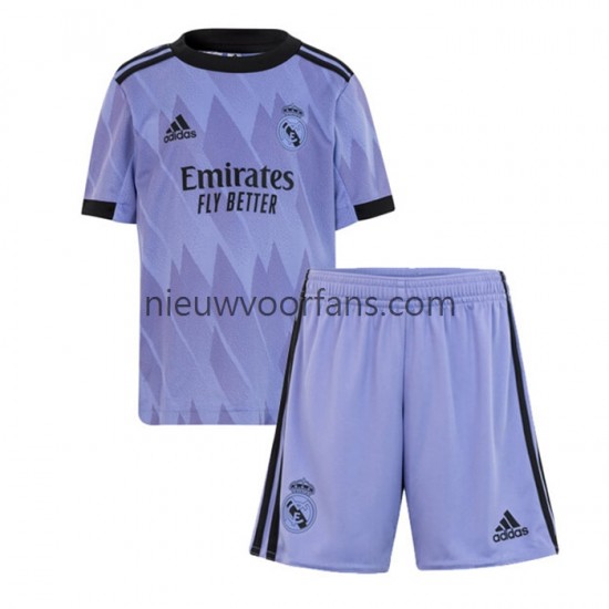 Real Madrid Kind Shirt met Bedrukking Uit 2022-2023 Korte Mouw