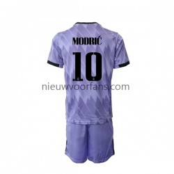 Real Madrid Kind Shirt met Bedrukking Modrić Luka 10 Uit 2022-2023 Korte Mouw