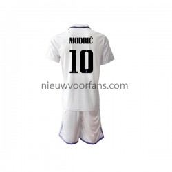 Real Madrid Kind Shirt met Bedrukking Modrić Luka 10 Thuis 2022-2023 Korte Mouw