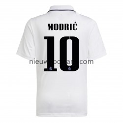 Real Madrid Heren Shirt met Bedrukking Modrić 10 Thuis 2022-2023 Korte Mouw