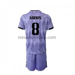Real Madrid Kind Shirt met Bedrukking Toni Kroos 8 Uit 2022-2023 Korte Mouw