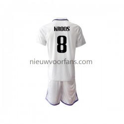 Real Madrid Kind Shirt met Bedrukking Toni Kroos 8 Thuis 2022-2023 Korte Mouw