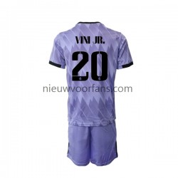 Real Madrid Kind Shirt met Bedrukking Vinicius Junior 20 Uit 2022-2023 Korte Mouw