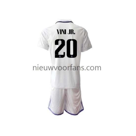 Real Madrid Kind Shirt met Bedrukking Vinicius Junior 20 Thuis 2022-2023 Korte Mouw