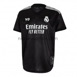 Real Madrid Heren Shirt met Bedrukking Y-3 Vierde 2021-2022 Korte Mouw