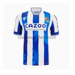 Real Sociedad Heren Shirt met Bedrukking Thuis 2022-2023 Korte Mouw