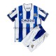 Real Sociedad Kind Shirt met Bedrukking Thuis 2022-2023 Korte Mouw
