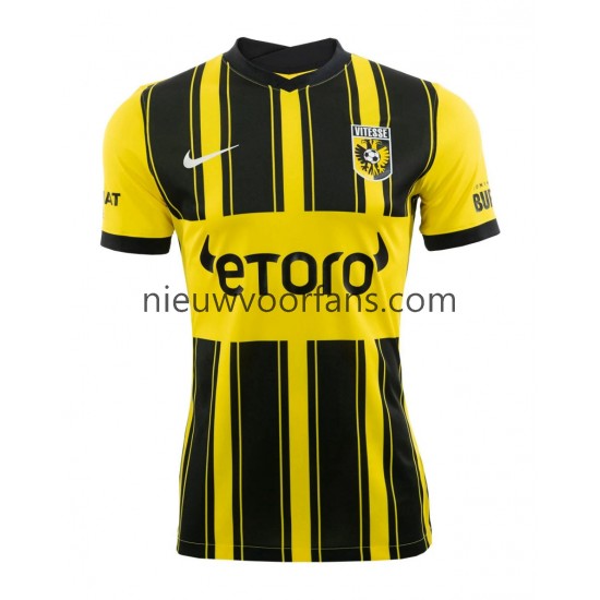 SBV Vitesse Heren Shirt met Bedrukking Thuis 2021-2022 Korte Mouw