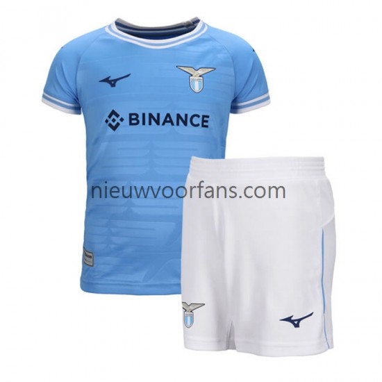 SS Lazio Kind Shirt met Bedrukking Thuis 2022-2023 Korte Mouw