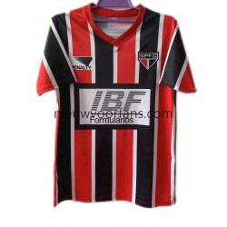 Sao Paulo Heren Shirt met Bedrukking 1991 Retro Uit Korte Mouw