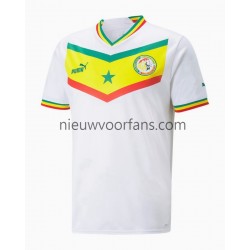 Senegal Heren Shirt met Bedrukking Thuis WK 2022 Korte Mouw