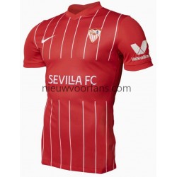 Heren Shirt met Bedrukking Sevilla FC Uit 2021-2022 Korte Mouw