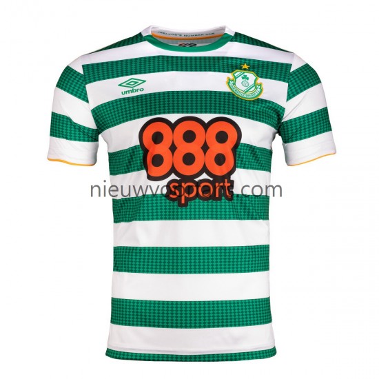Shamrock Rovers Heren Shirt met Bedrukking Thuis 2021-2022 Korte Mouw