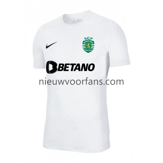 Sporting CP Heren Shirt met Bedrukking Vierde 2021-2022 Korte Mouw