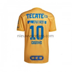 Tigres UANL Heren Shirt met Bedrukking Andre-Pierre Gignac 10 Thuis 2022-2023 Korte Mouw