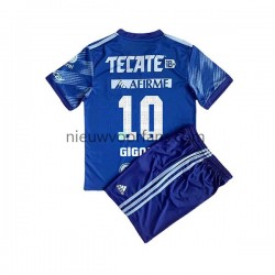 Tigres UANL Kind Shirt met Bedrukking Andre-Pierre Gignac 10 Uit 2022-2023 Korte Mouw