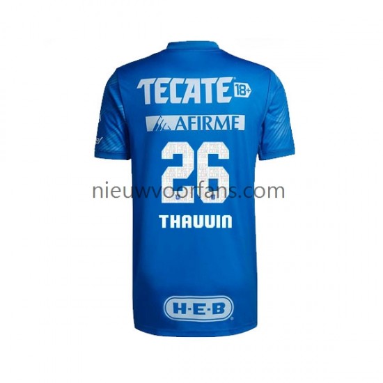 Tigres UANL Heren Shirt met Bedrukking Florian Thauvin 26 Uit 2022-2023 Korte Mouw