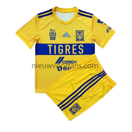 Tigres UANL Kind Shirt met Bedrukking Thuis 2022-2023 Korte Mouw