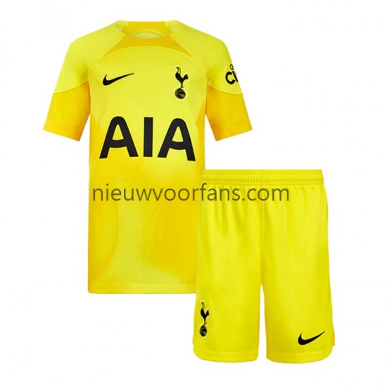 Tottenham Hotspur Kind Shirt met Bedrukking Doelman Thuis 2022-2023 Korte Mouw