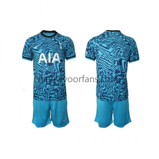Tottenham Hotspur Kind Shirt met Bedrukking Derde 2022-2023 Korte Mouw