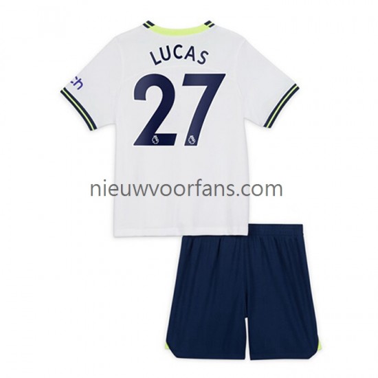 Tottenham Hotspur Kind Shirt met Bedrukking Lucas Moura 27 Thuis 2022-2023 Korte Mouw