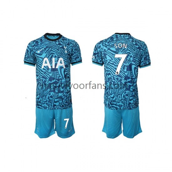 Tottenham Hotspur Kind Shirt met Bedrukking Son Heung-min 7 Derde 2022-2023 Korte Mouw