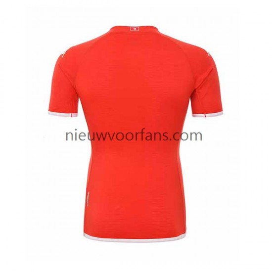 Tunesië Heren Shirt met Bedrukking Thuis WK 2022 Korte Mouw