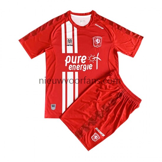 Twente Kind Shirt met Bedrukking Thuis 2022-2023 Korte Mouw
