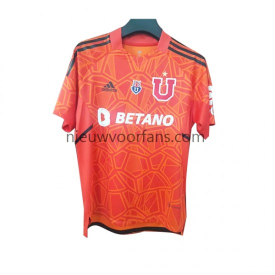 Universidad de Chile Heren Shirt met Bedrukking Doelman Thuis 2022-2023 Korte Mouw