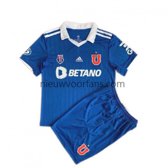 Universidad de Chile Kind Shirt met Bedrukking Thuis 2022 Korte Mouw