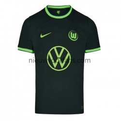 VfL Wolfsburg Heren Shirt met Bedrukking Uit 2022-2023 Korte Mouw
