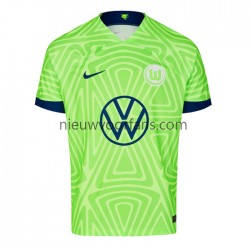 VfL Wolfsburg Heren Shirt met Bedrukking Thuis 2022-2023 Korte Mouw
