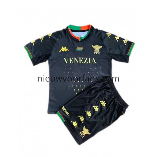 Venezia Kind Shirt met Bedrukking Thuis 2021-2022 Korte Mouw