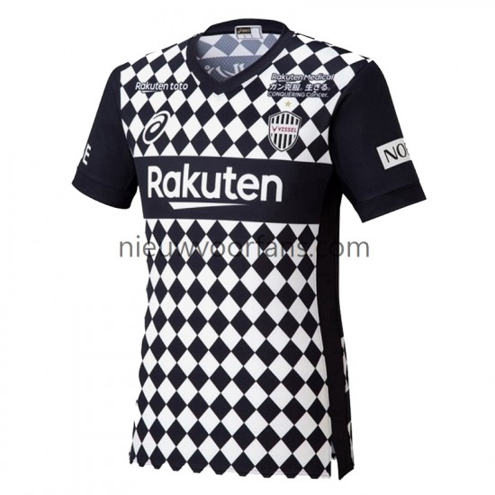 Vissel Kobe Heren Shirt met Bedrukking Uit 2021-2022 Korte Mouw