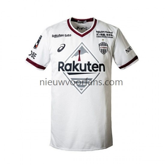 Vissel Kobe Heren Shirt met Bedrukking Uit 2022 Korte Mouw