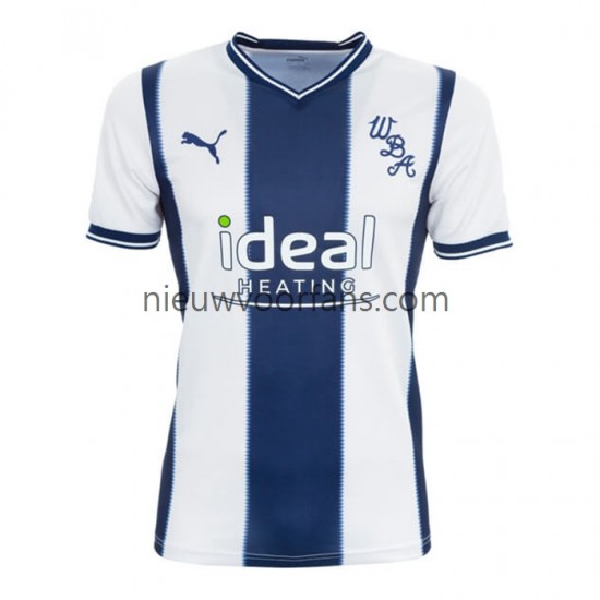 West Bromwich Albion Heren Shirt met Bedrukking Thuis 2022-2023 Korte Mouw