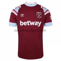 West Ham United Heren Shirt met Bedrukking Thuis 2022-2023 Korte Mouw