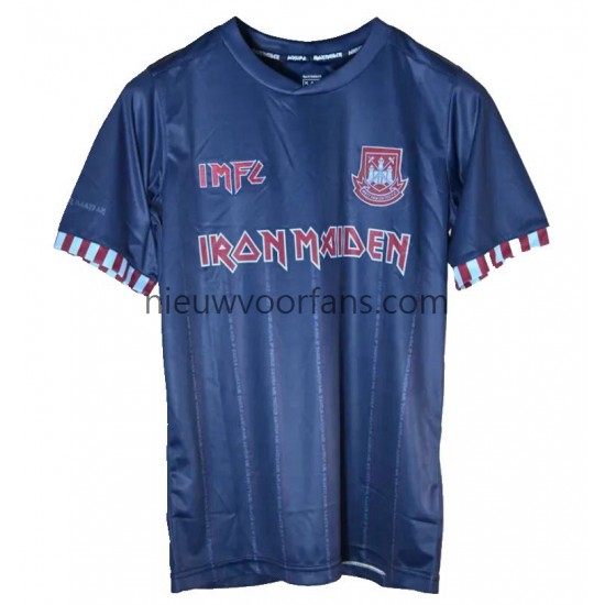 West Ham United Heren Shirt met Bedrukking Iron Maiden Uit Korte Mouw