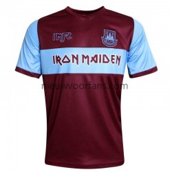 West Ham United Heren Shirt met Bedrukking Iron Maiden Thuis Korte Mouw