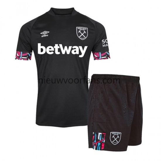 West Ham United Kind Shirt met Bedrukking Uit 2022-2023 Korte Mouw