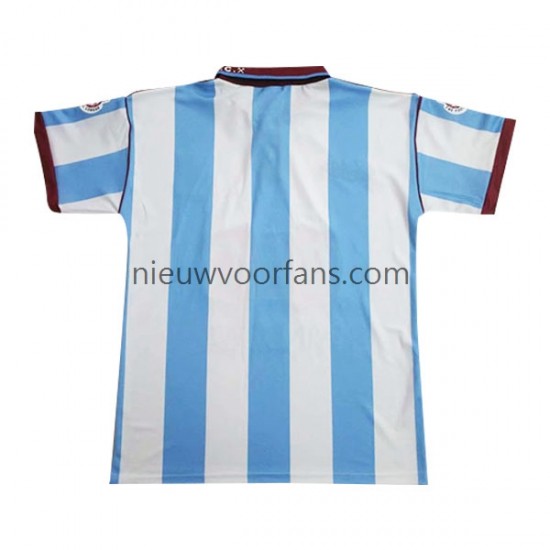 West Ham United Heren Shirt met Bedrukking Retro Uit 1991-1992 Korte Mouw
