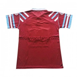 West Ham United Heren Shirt met Bedrukking Retro Thuis 1991-1992 Korte Mouw